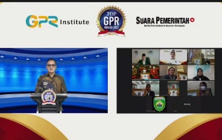 GPR Institute dan SuaraPemerintah.ID Sukses Gelar Top GPR Award 2021